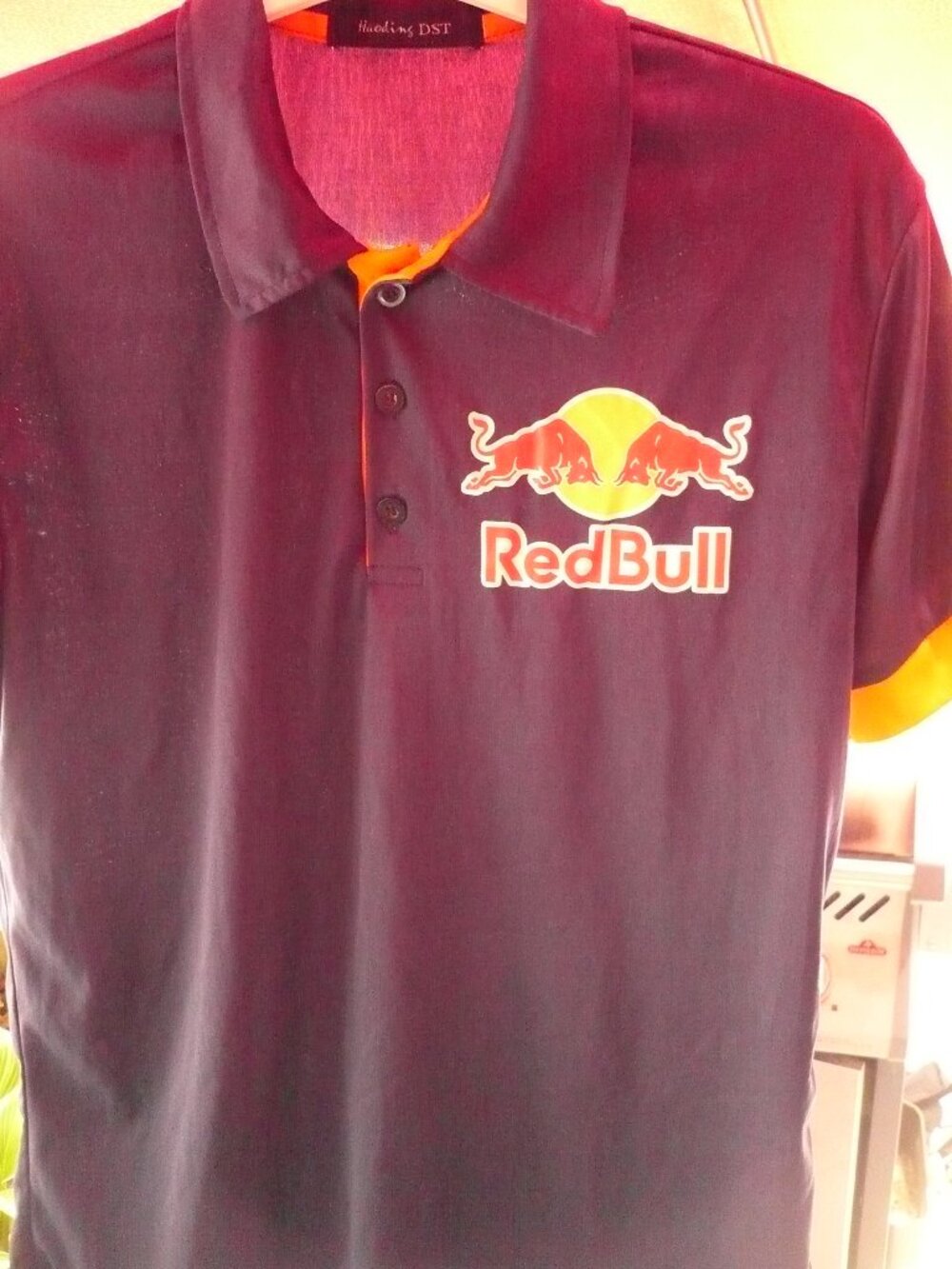 RED BULL RAGING SHORT SLEEVE POLO M.